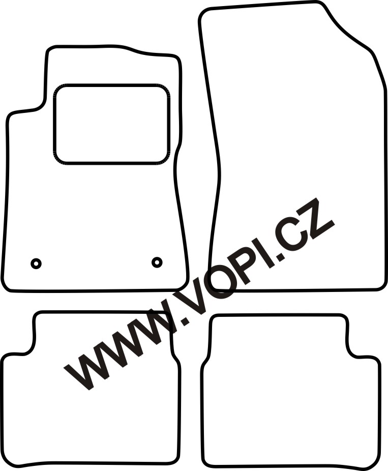 Autokoberce Citroen C3 III 2016 - Colorfit Fun (0871)